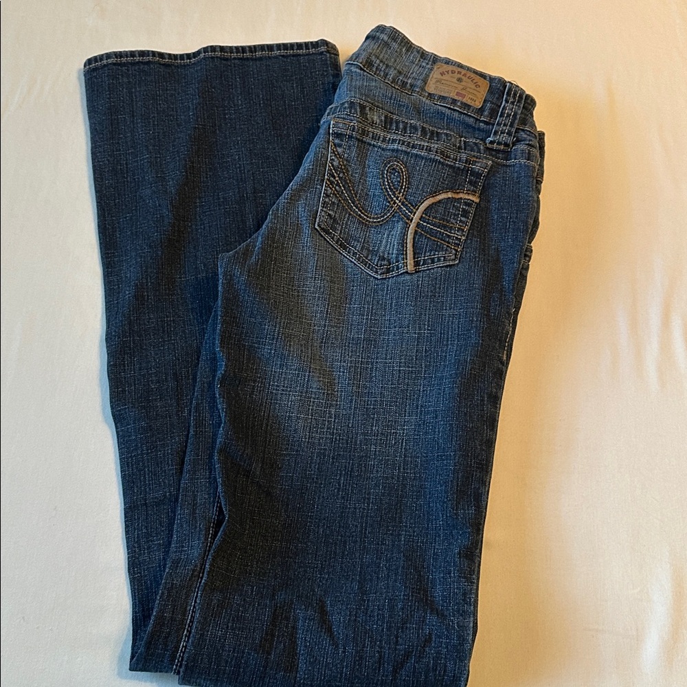 Hydraulic Super Low Flared Jeans - Picture 2 of 4